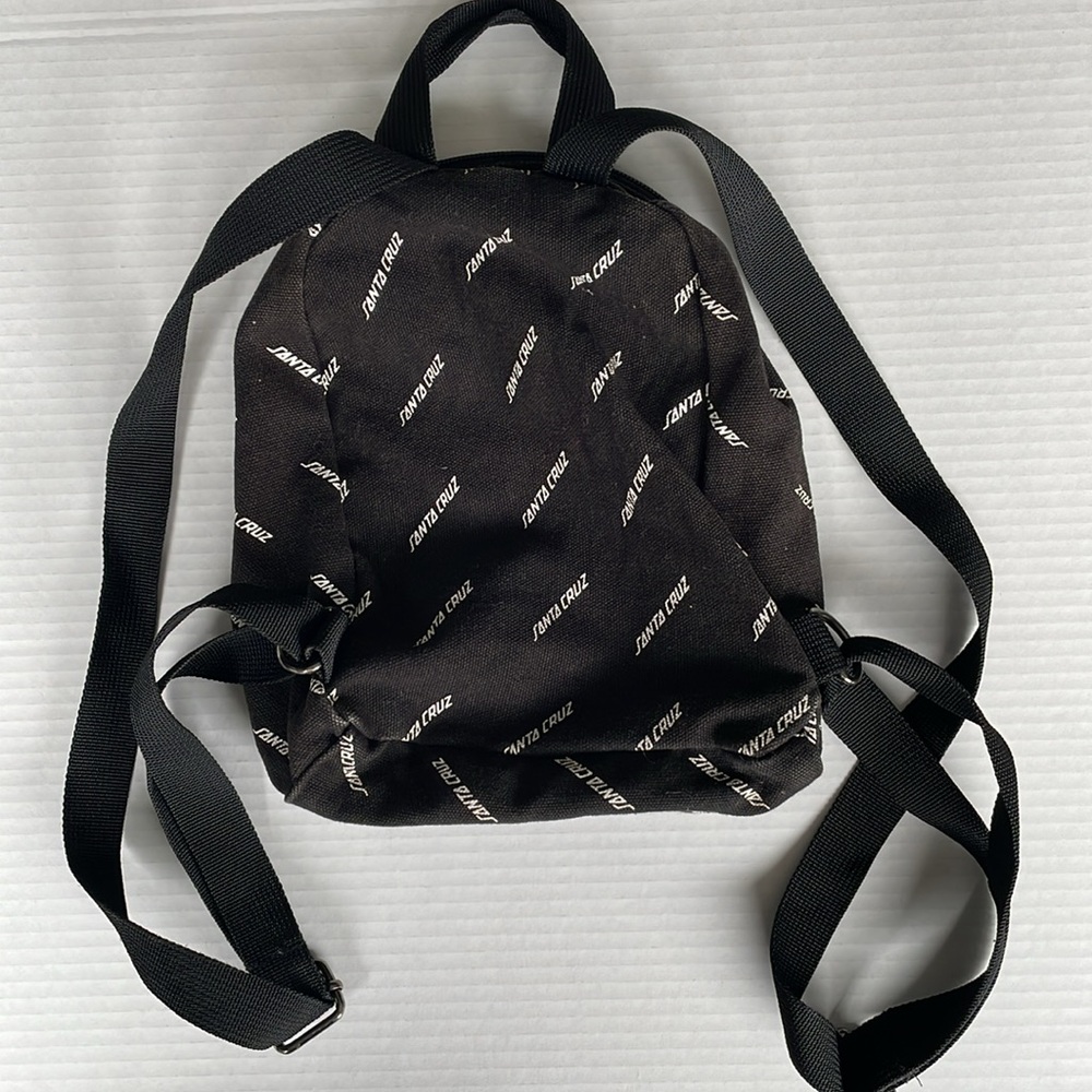 Santa Cruz Mini Womens/Youth Black Backpack 10x7 - Picture 3 of 3